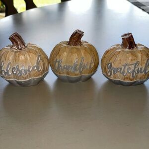 Blessed Thankful Grateful Pumpkins